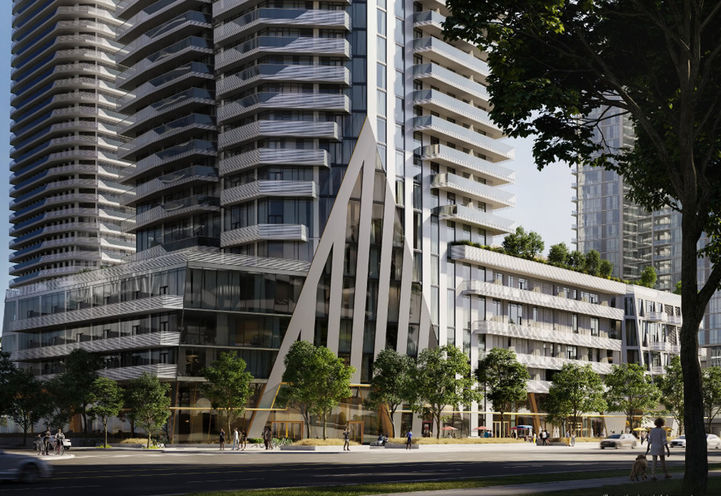 M6 Condos Podium and Lower Level Exteriors