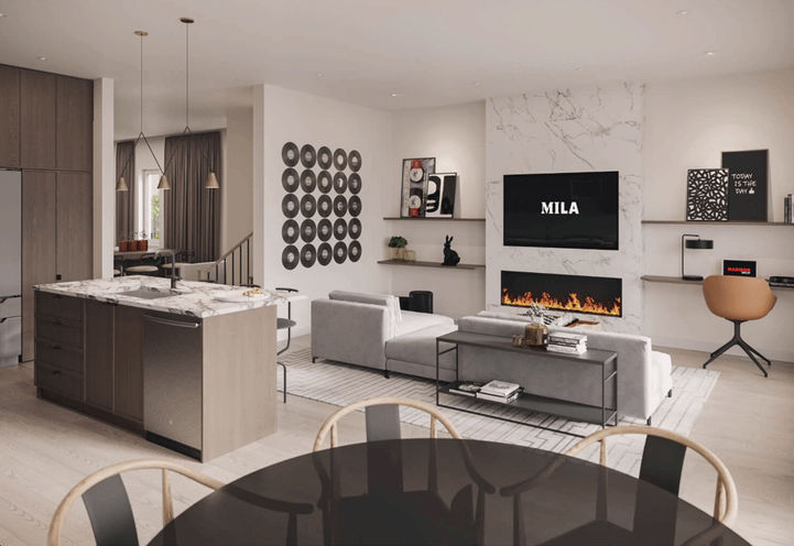 MILA Single- Detached Glen Villa Kitchen and Family Room