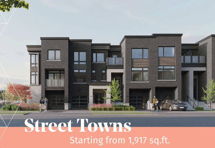 MILA Street Towns Front Exterior View
