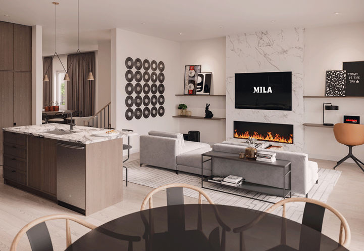 MILA Towns Interior View of Living Space
