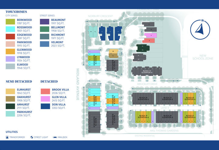 MILA Towns Site Plan