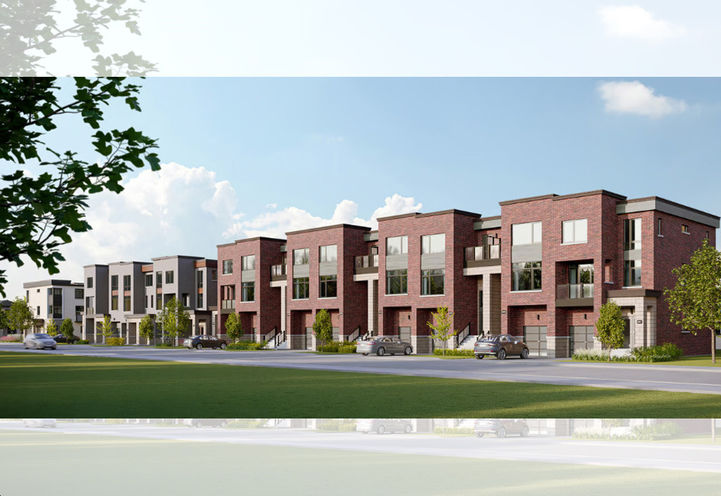 MILA Towns - Streetscape Exterior View of Homes