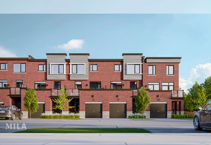 MILA Towns View of Building Exterior in Phase Two