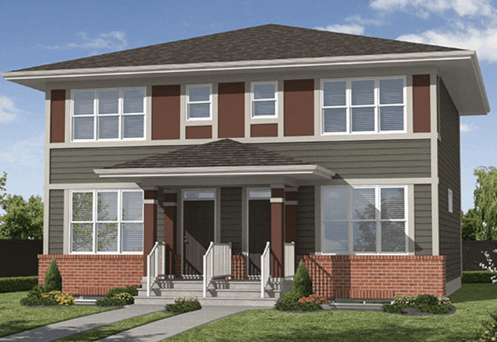 Mahogany Lakeside Living - Exterior View of Semi Detached Home