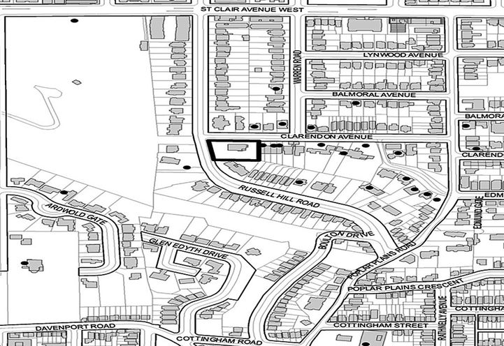 Maison 77 Clarendon Condos Map