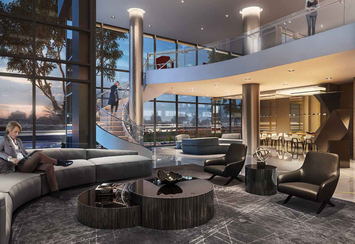 Grand Lobby at Markham Square Condos 2