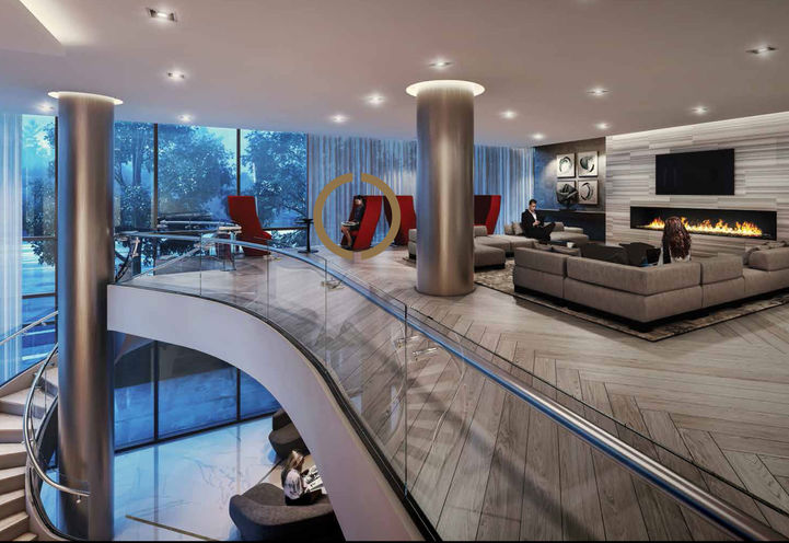 Library Lounge at Markham Square Condos 2