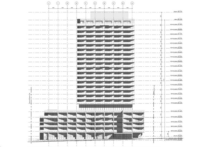 Marlee Condos Tower East Elevation