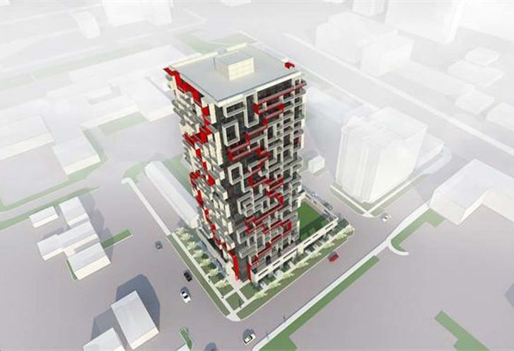 Circuit Condos Architect Rendering