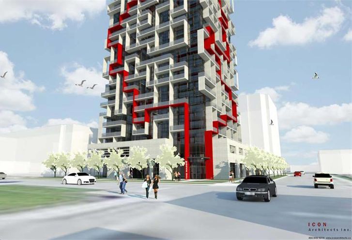 Circuit Condos Architect Rendering