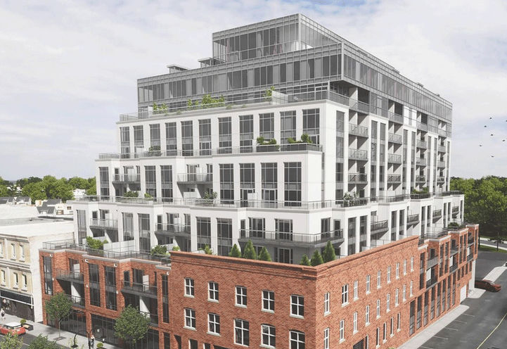 McGibbon on Main Condos- Top Exterior View