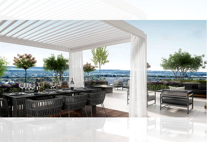 McGibbon on Main Outdoor Rooftop Dining Area