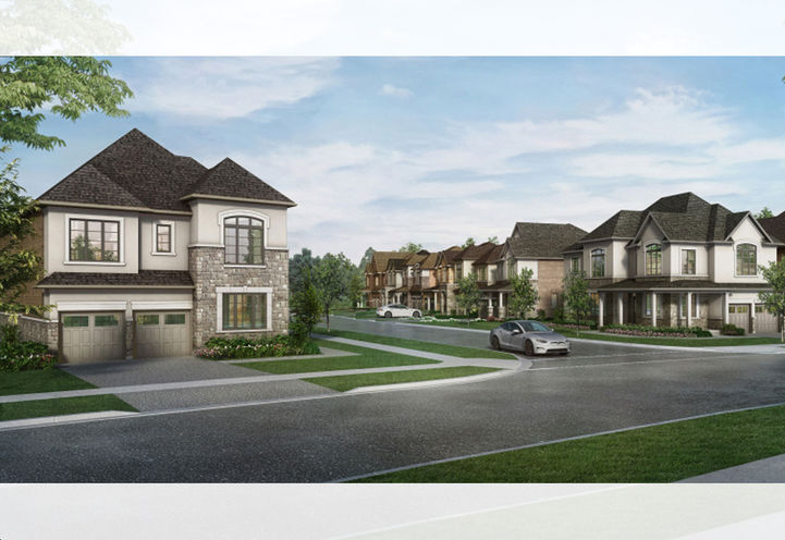 Meadowlark Enclave Homes Street Corner View of Detached Homes