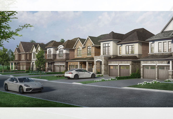 Meadowlark Enclave Homes Streetscape View of Detached Homes