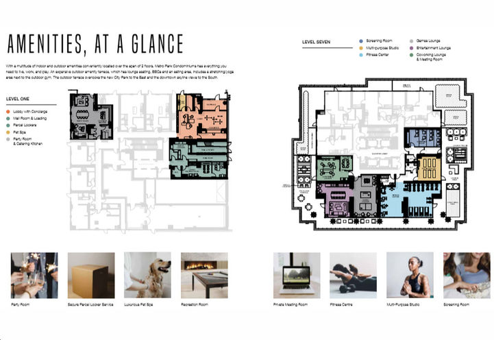 Metro Park Condos - Amenity Plans