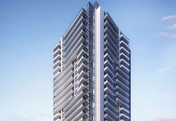 Metro Park Condos  Exterior View of Upper Levels