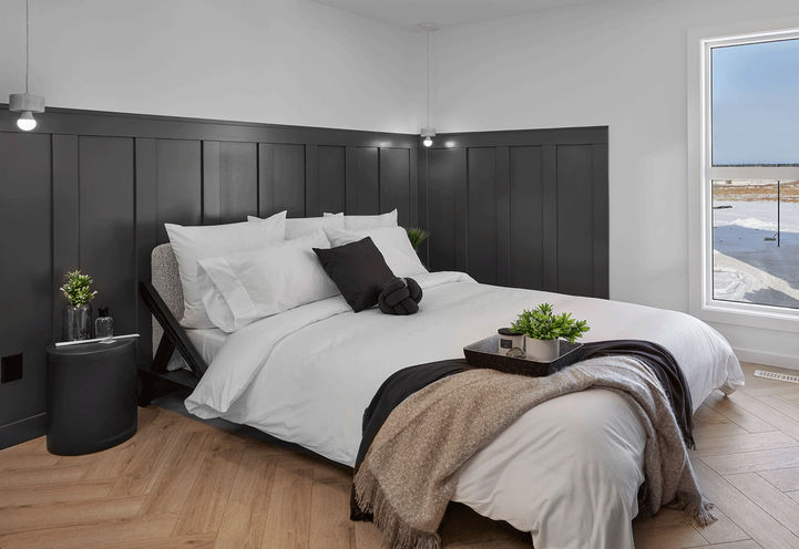 Bedroom Interior of Midtown Towns Edmonton