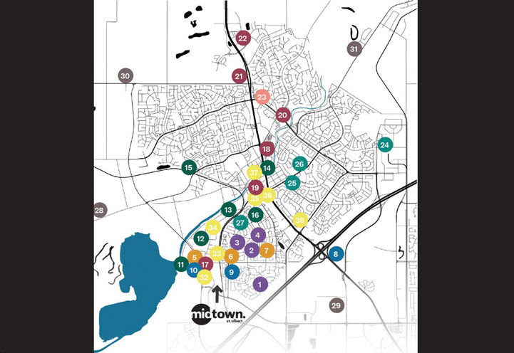 Midtown Towns Edmonton Map of Neighbourhood Amenities