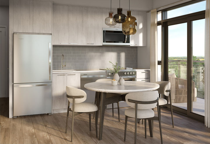 Mile and Creek Condos 3 Suite Standard Kitchen