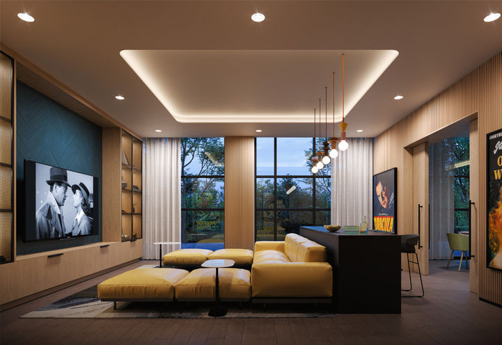 Mile and Creek Condos 4 Media Room