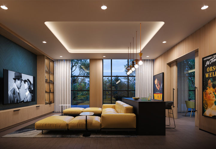 Mile and Creek Condos 5 Media Room