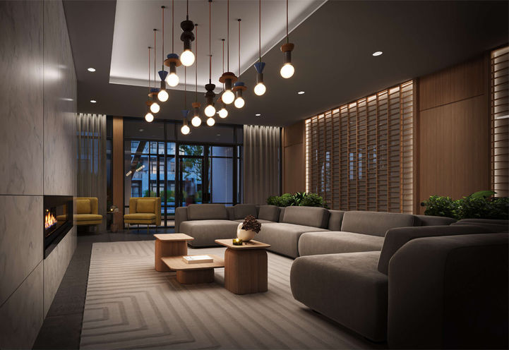 Mile and Creek Condos Lobby