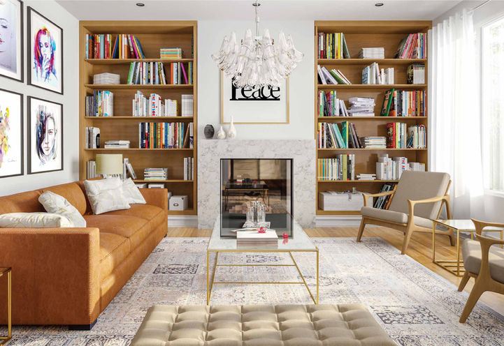 Milton Village Towns Living Room