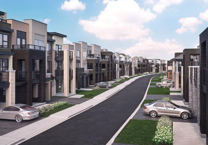 Minto Oakvillage Roadside view