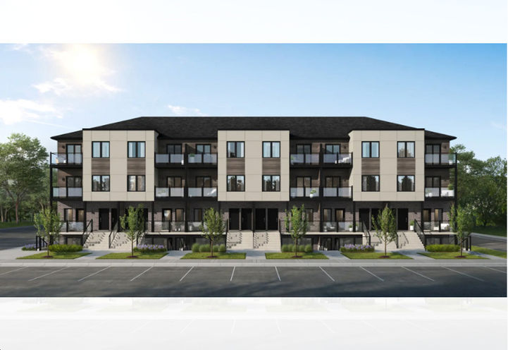 Modal At Main Towns Exterior Front View of Units