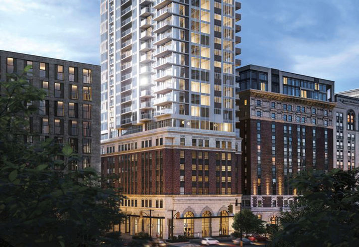 Moderne Condos Podium Exterior