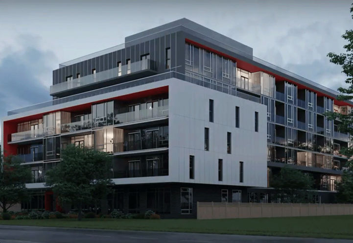 Mondria Condos Close Up Exterior View