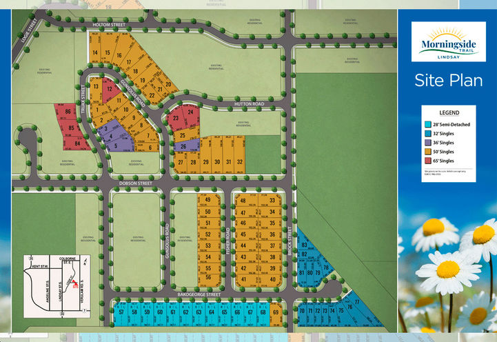 Morningside Trail Homes Site Plan