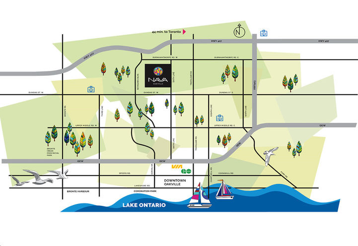 NAVA Towns Map View of Project Location