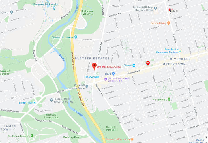 Nahid on Broadview Map Location