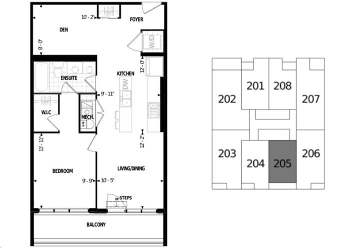 One Bedroom Floor Plan