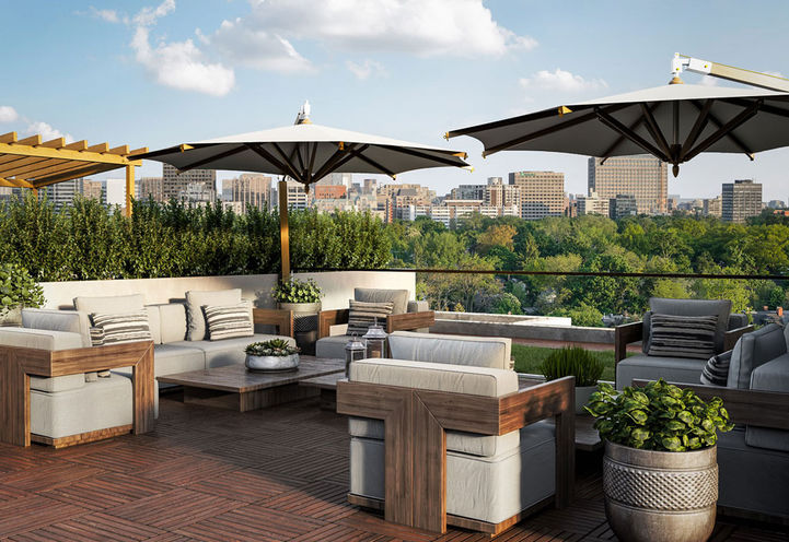 Rooftop Terrace at Nahid on Broadview