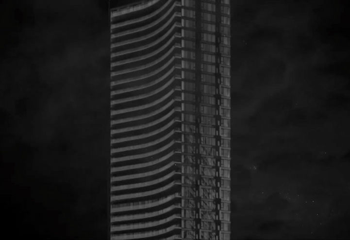 Natasha Residences Black and White Exterior Mid Level View