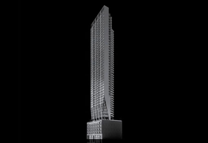 Natasha Residences Full Black and White Tower View