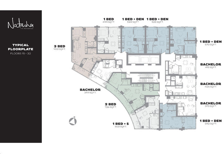 Natasha Residences Typical Floorplate