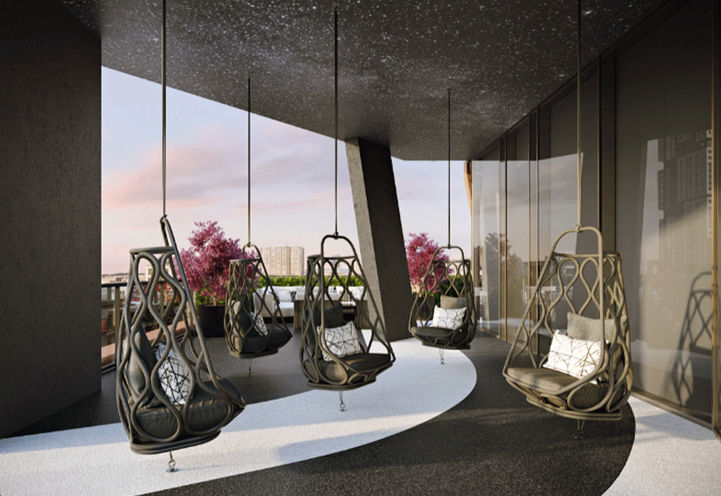 Natasha The Residences- Terrace with Hammock Chair