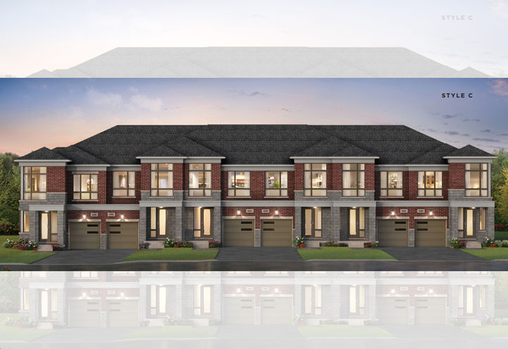 New Seaton Homes Townhome Exteriors