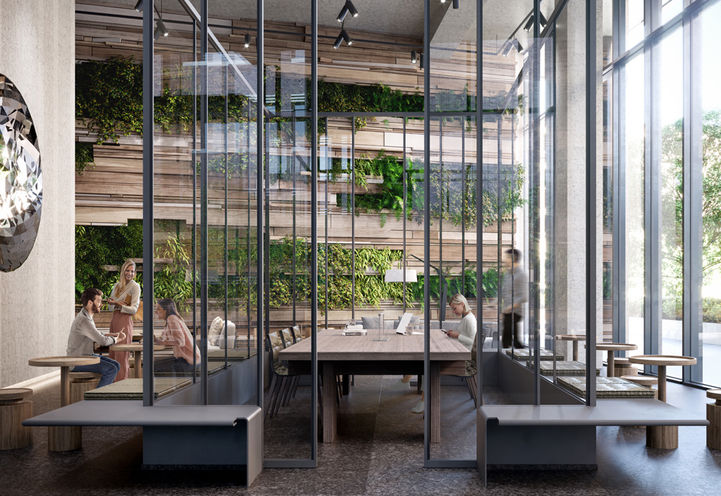 Co-Sharing Work Space Lounge at No 31 Condos