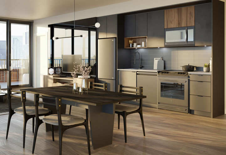 No 31 Condos Kitchen and Dining Area Suite