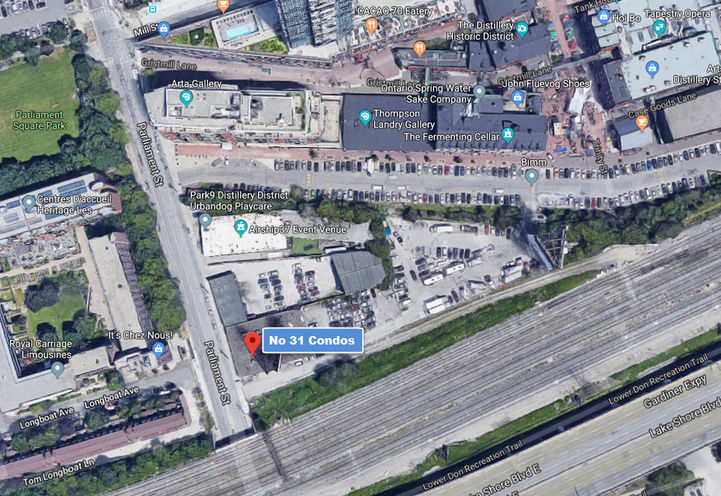 Planned Location of upcoming No 31 Condos