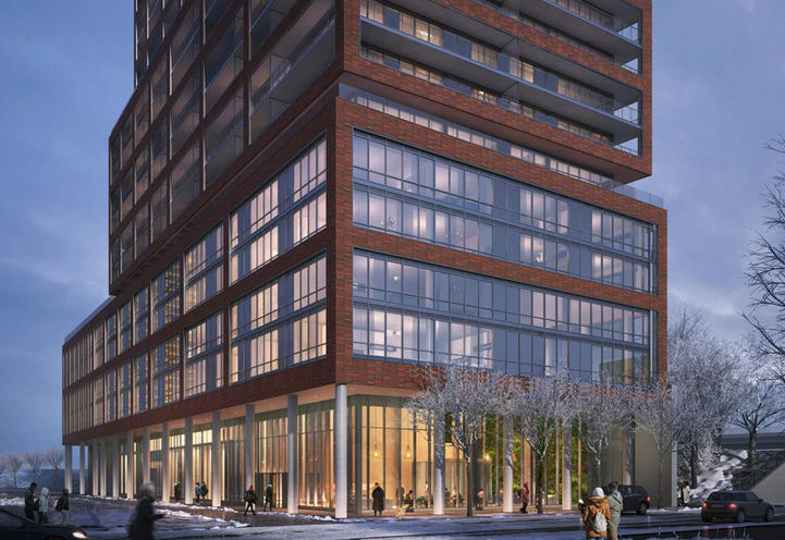 Podium at No. 31 Condos