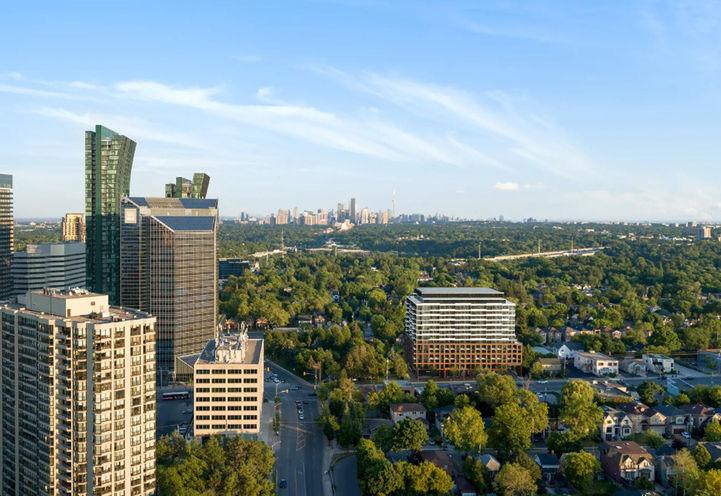 NorthCore Condos Bird's Eye View of Building