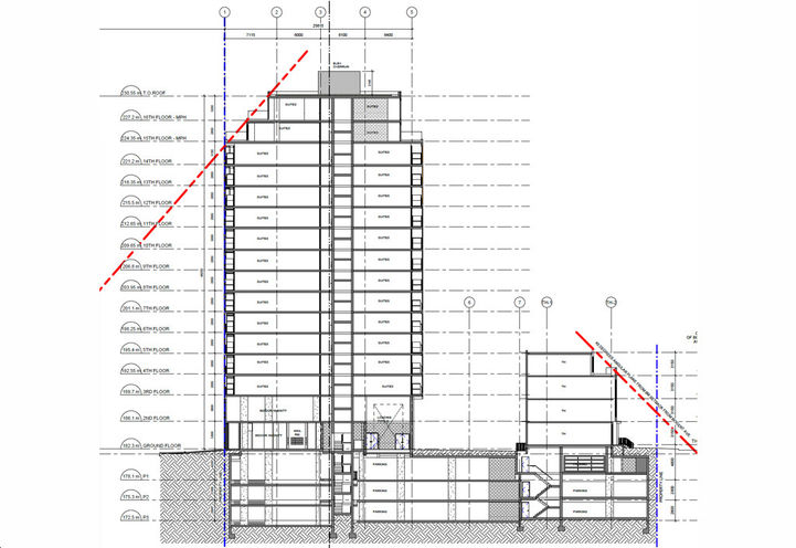 NorthCore Condos -Elevational Drawing