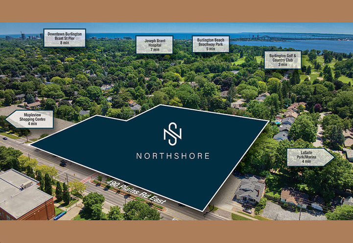 Northshore Condos Aerial View of Site Plan