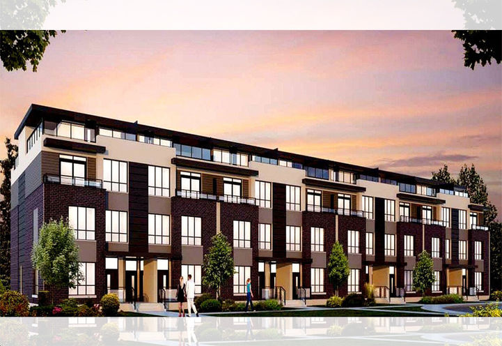 Northshore Towns Exterior View of Units - Early Design