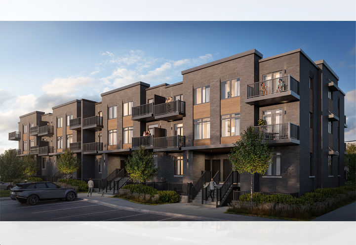 Northside Towns Exterior View of Black F Units